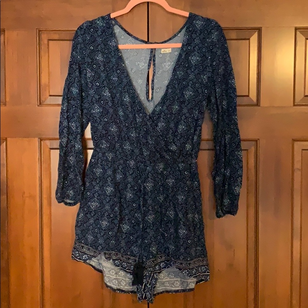 Patterned Hollister Romper